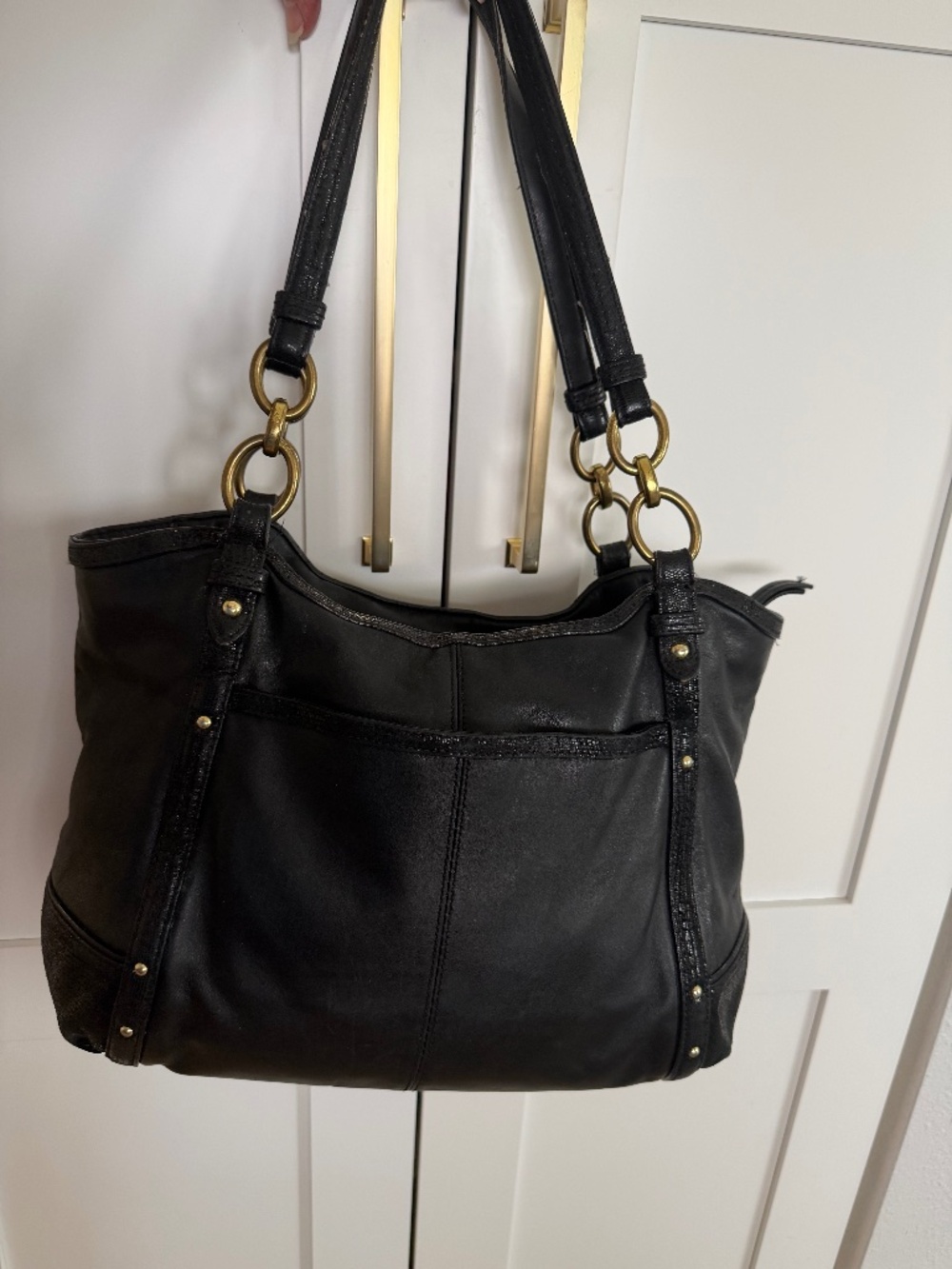 Vintage Coach Gallery Handbag